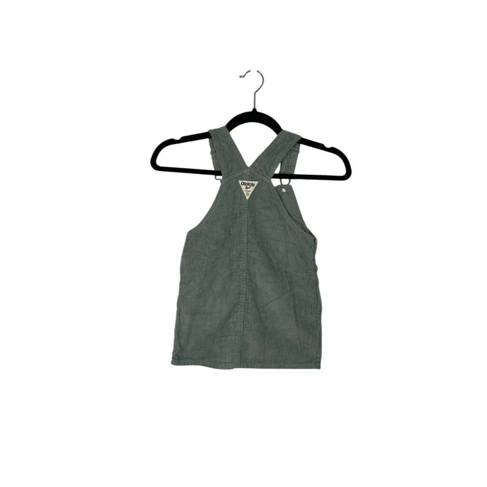 OshKosh Bgosh Corduroy Overall Dress -‎ Kids Size 3T - Sage Green
